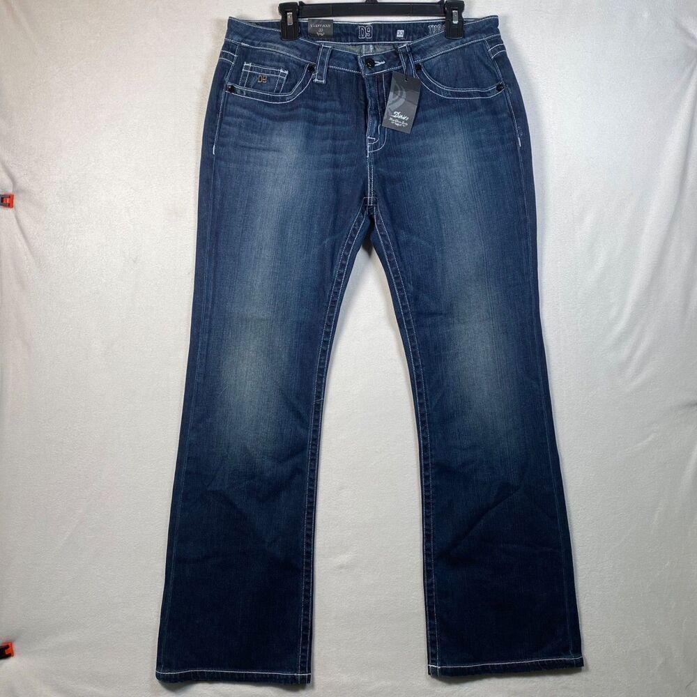 District 9 Turner Curvy Bootcut Jeans Dark Wash Women’s Size 33 NWT